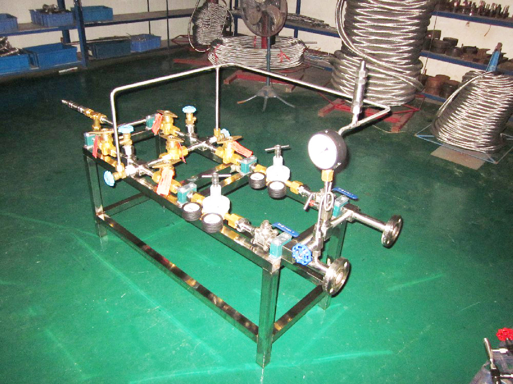 氢气管束车供气阀组